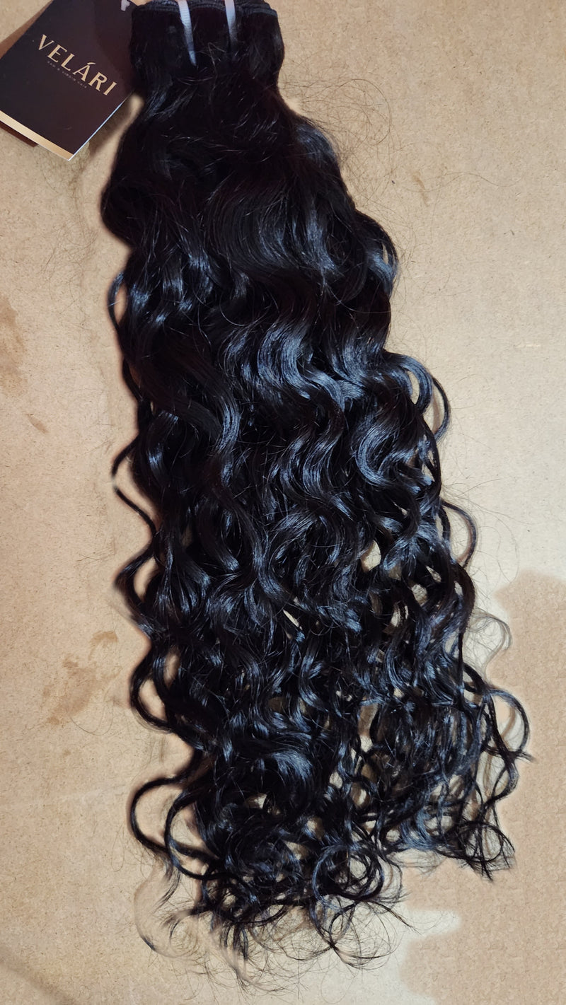 Velári Water Wave raw virgin human hair bundle, 20 inch